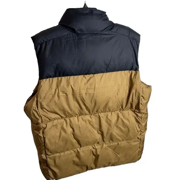 Columbia $160 Puffect II Vest Delta Black Men's Size S Water Resistant